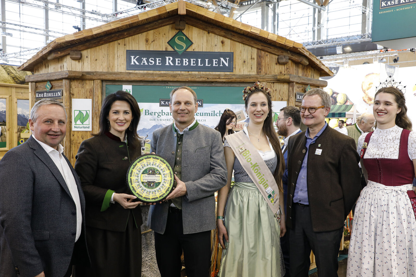 Die Käserebellen mit Frau Kaniber auf der Messe BioFach in Nürnberg