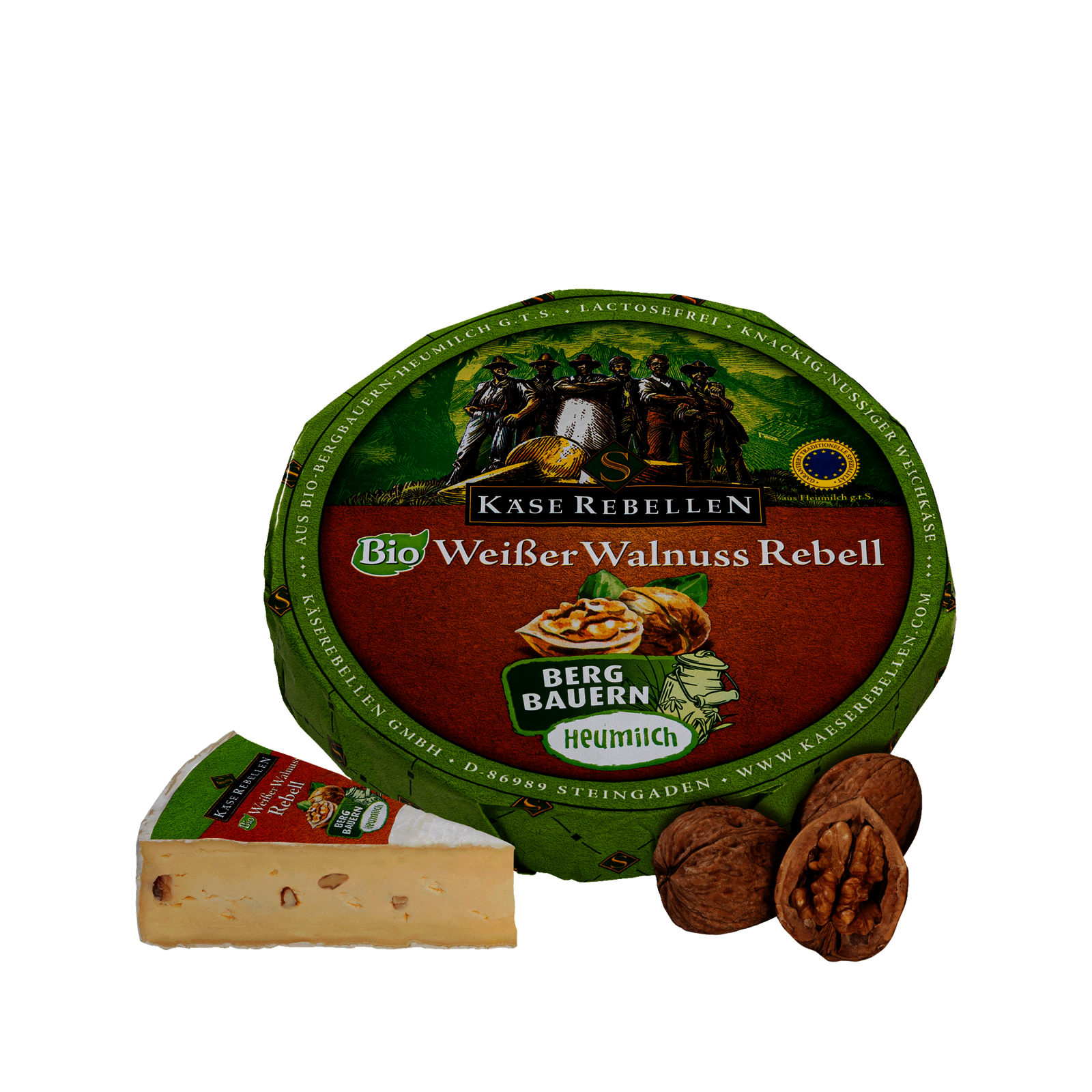 Bio Weichkäse mit Walnuss im Käseteig