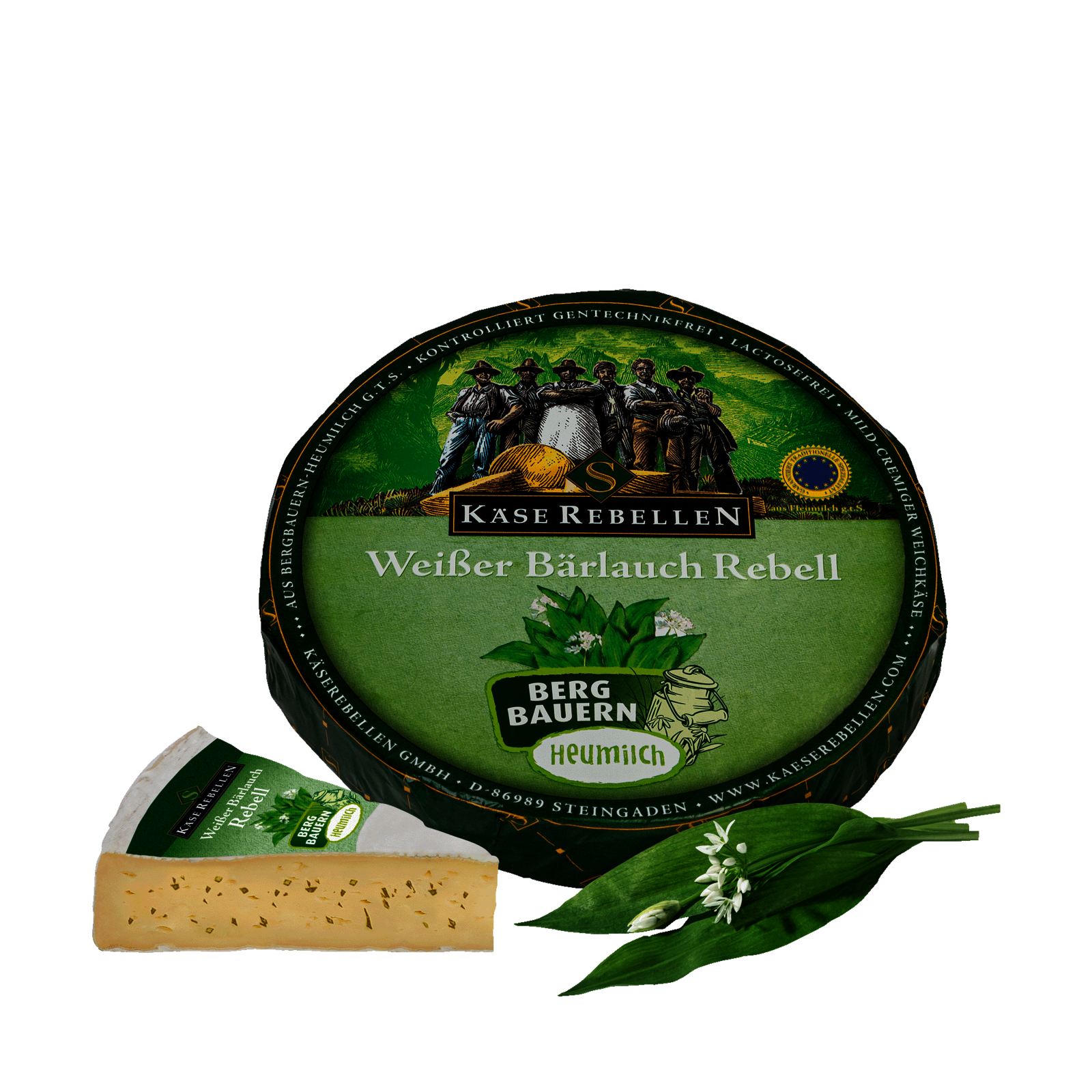 Weichkäse mit Bärlauch