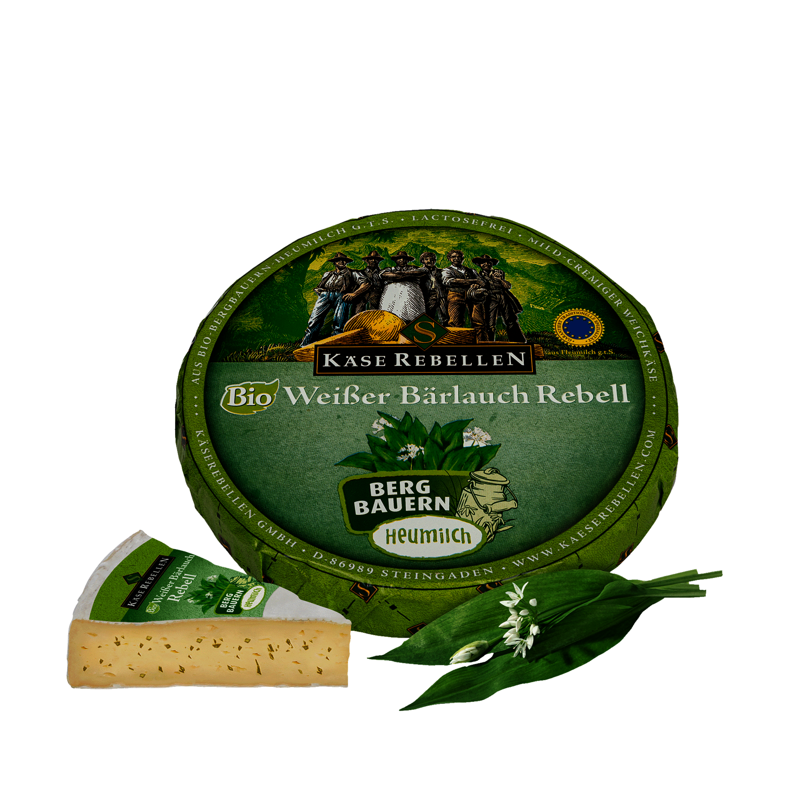 Bio Weichkäse mit Bärlauch