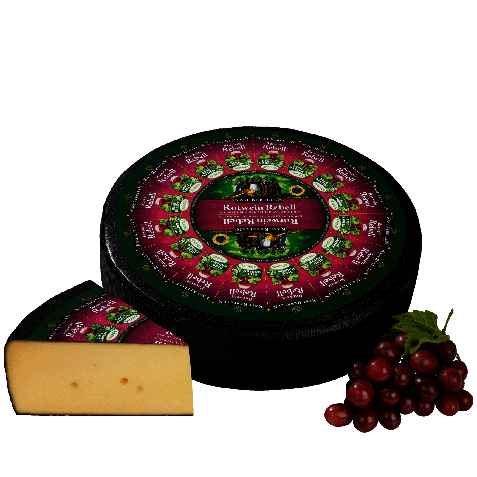 Käse mit Rotwein