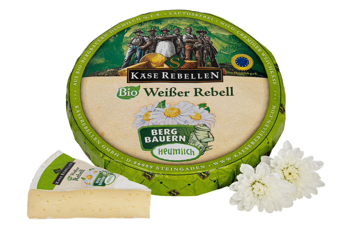 milder cremiger Bio Weichkäse mit Weißem Edelschimmel