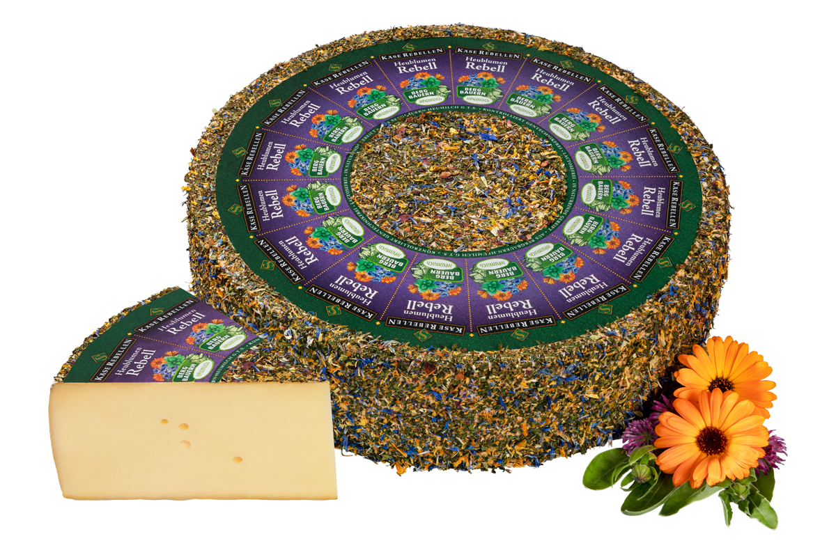 Käse mit Heublumen affiniert 