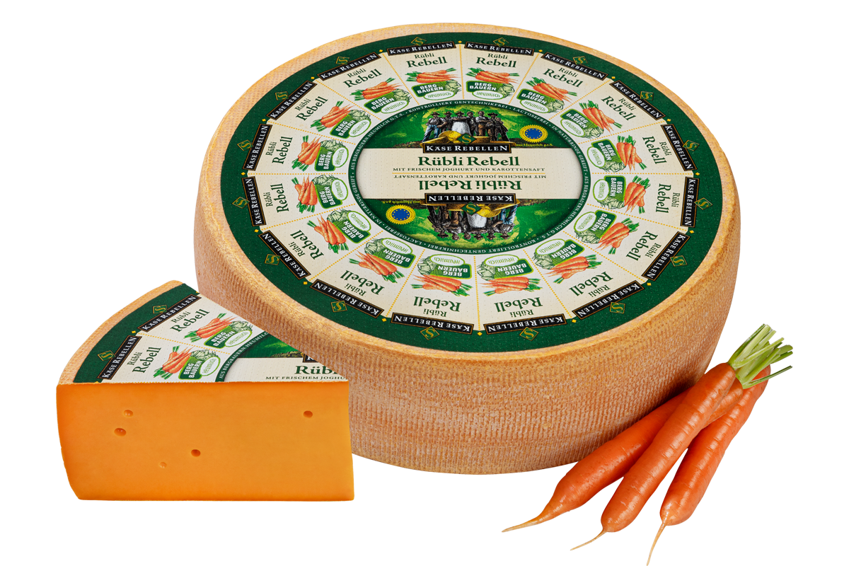 Käse mit Karotten